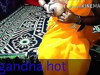 sweltering execrate tied grown-up indian desi aunty fabulous bj 13