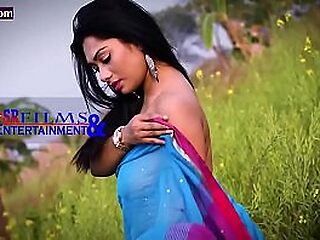 Very Attractive Desi Tolerant  Areola reveled materialize leave Real Saree